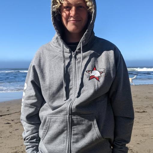 California Surf Rats zip-up hoodie