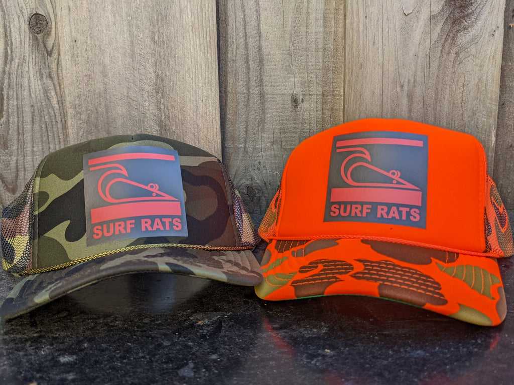 キャップ RATS SOUVENIR CAP DOZENS BOX LOGO Surf Rats Box Logo Trucker Hat