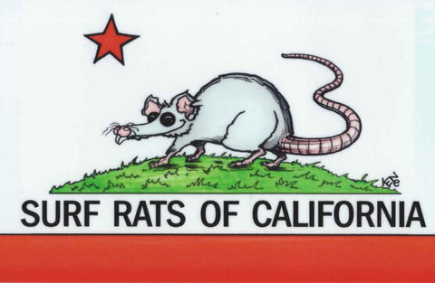 Sticker "Surf Rats of California"