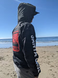Camo boxed logo hoodie