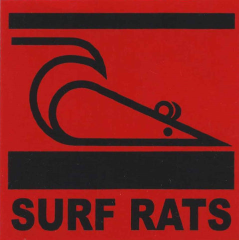Surf Rats logo sticker